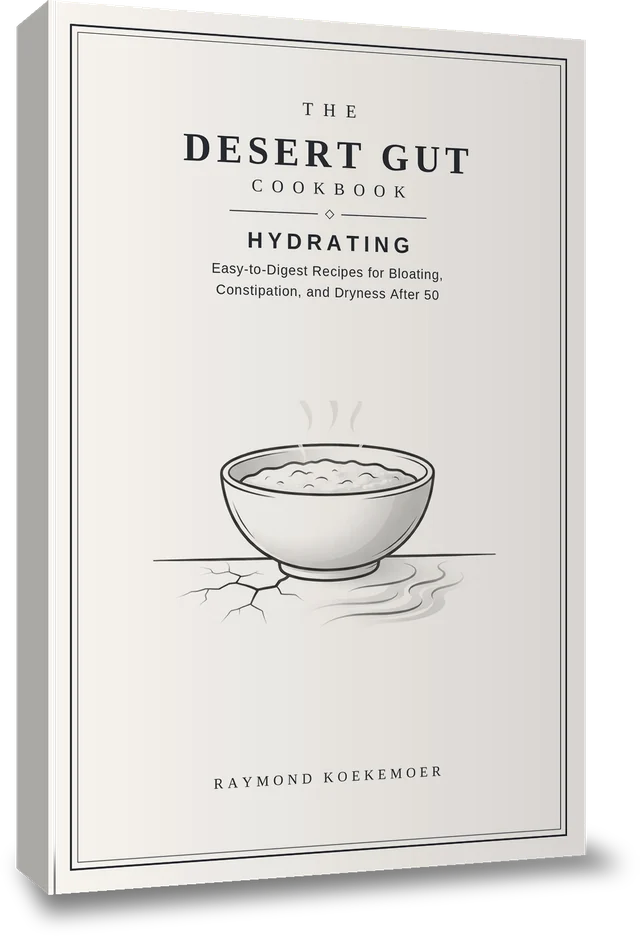 Cover of The Desert Gut Cookbook by Raymond Koekemoer